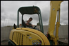 Helping dad build the new house.